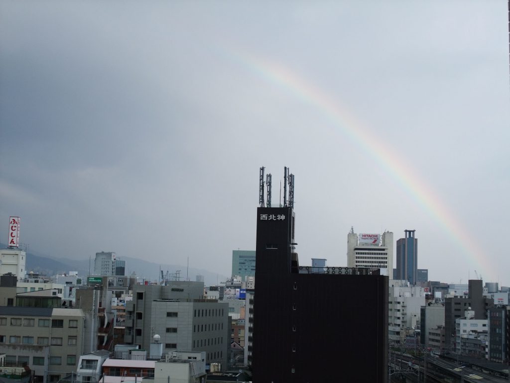 またまた虹です♪